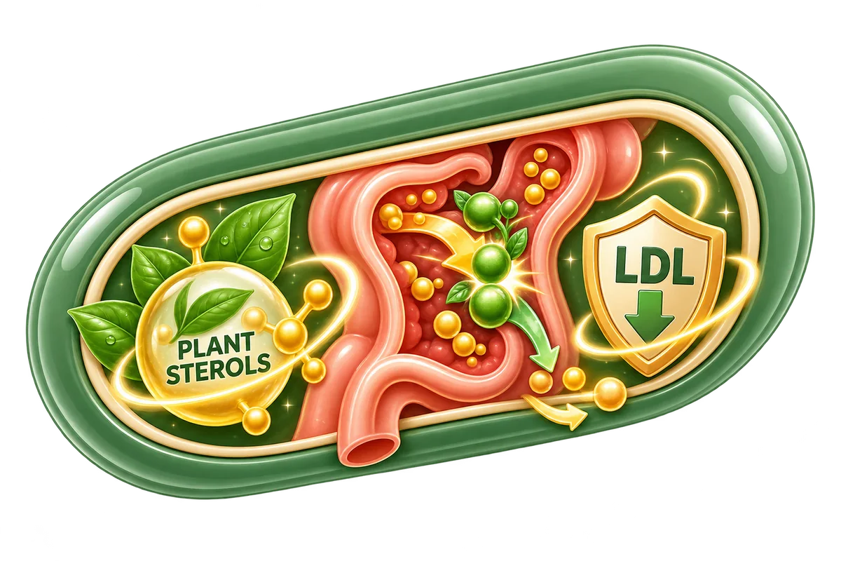 ภาพประกอบสมดุลของ Plant Sterols กับอาหาร